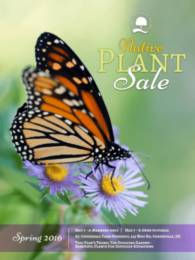 DelNature Native Plant Sale Catalogue Cover