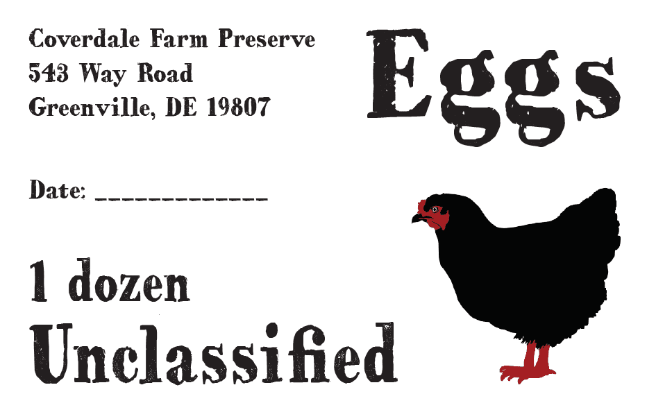 Coverdale Farm Eggs Sticker