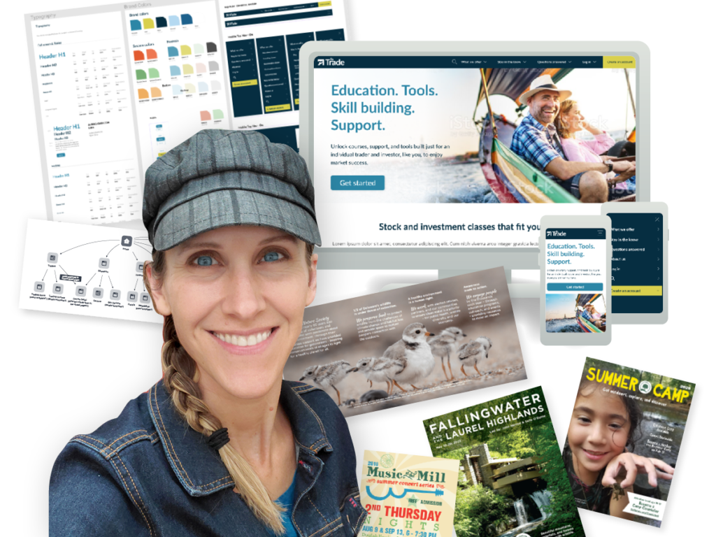 Christi Leeson with Website Designs and Graphic Designs.