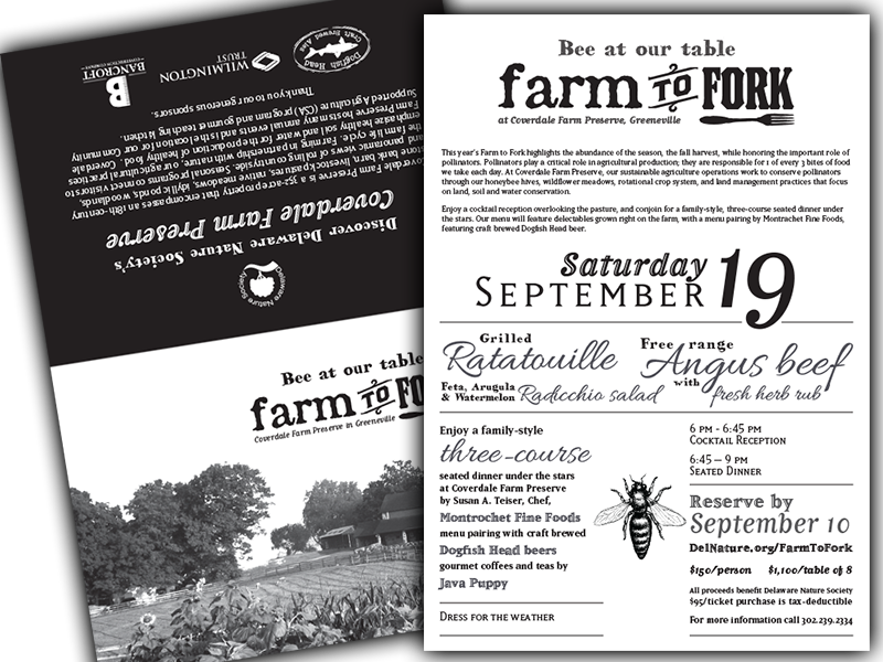 Print Directmail Invitation for Fundraising Event